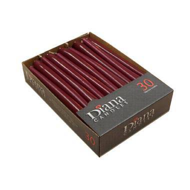 Antiklys &Oslash;22x245 mm Br&aelig;ndetid 7.5 timer Bordeaux