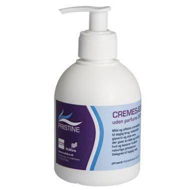 Cremes&aelig;be Pristine Svanem&aelig;rket uden Parfume/Parabener pumpeflaske 300 ml
