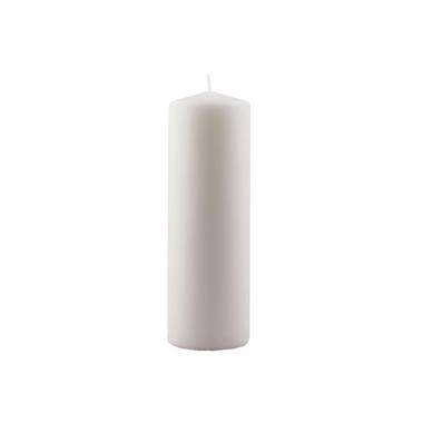 Bloklys &Oslash;78x245 mm Br&aelig;ndetid 140 timer Hvid