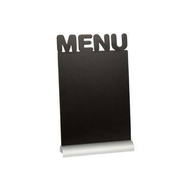 Tavle Securit Menu 21x34x6 cm med Hvid tuschpen med Alu fod