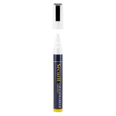 Tuschpen 1 stk Securit medium 2-6 mm Hvid