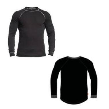 Termoundertr&oslash;je Crewneck FE 2-funktionel str L Sort