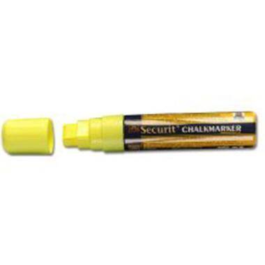 Tuschpen 1 stk Securit tyk 7-15 mm Gul