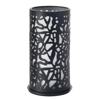 Lysestage Twist &Oslash;75xH140 mm Metal Sort