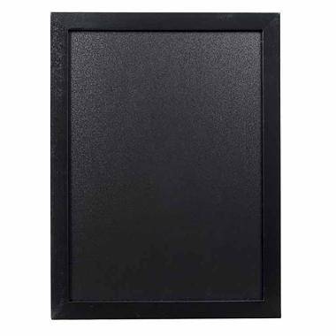 Tavle til v&aelig;g Securit 40x30x1 cm med Ramme Sort