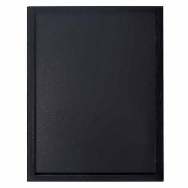 Tavle til v&aelig;g Securit 60x40x1 cm med Ramme Sort