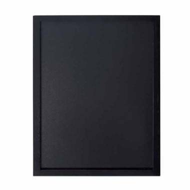 Tavle til v&aelig;g Securit 80x60x1 cm med Ramme Sort