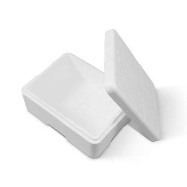 Termokasse 11 ltr 40x30x16.5 cm Coolsafe Mini med L&aring;g EPS Hvid
