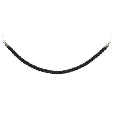 Afsp&aelig;rringsreb Securit 150 cm Tvisted Sort/Krom
