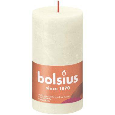 Bloklys &Oslash;68x130 mm Br&aelig;ndetid 60 timer Rustik Elfenben
