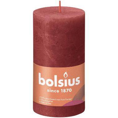 Bloklys &Oslash;68x130 mm Br&aelig;ndetid 60 timer Rustik R&oslash;d