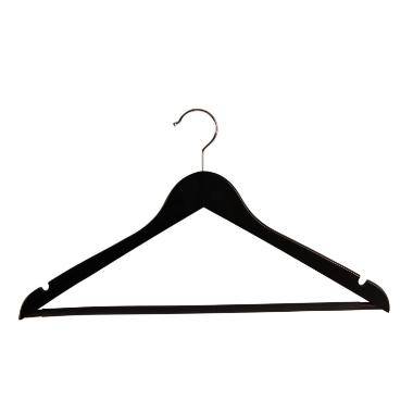 B&oslash;jle med pind Tr&aelig; 45 cm Sort