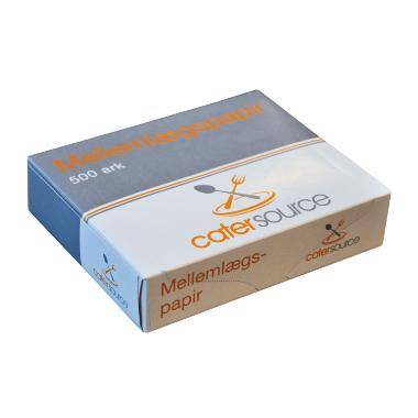 Melleml&aelig;gspapir Catersource 120x145mm Svanem&aelig;rket