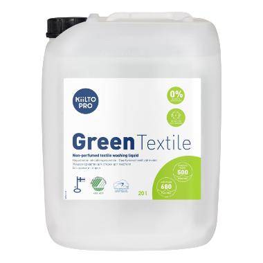 T&oslash;jvask Flydende Kiilto Pro Green Textile 20ltr Svanem&aelig;rket u. Parfume til alle