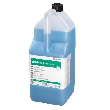 T&oslash;jvask Skyllemiddel Ecobrite Softener Fresh med Farve/Parfume 5 ltr Bl&aring;