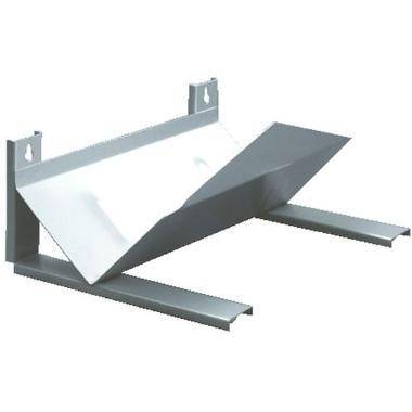 Dispenser Film L24.5xB16xH11cm Metal Gr&aring; til 1 rulle perforeret film
