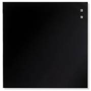 Glass board 35 x 35 cm. Black