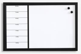White board week planner 60 x 40 cm. DK