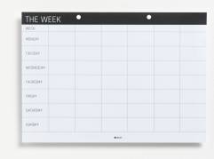 Weekplanner A4 size DK