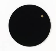 Circle board 25 cm. Black glas