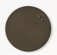 Circle board 35 cm. Metal Iron color
