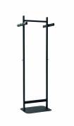 Garderobestativ sort H173 x L60 cm 