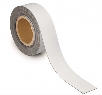 Magnetbånd skrivbart overflade 20mm x 10 m hvid