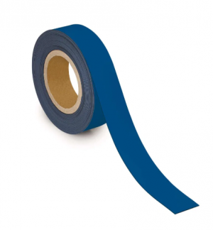 Magnetbånd skrivbart overflade 20mm x 10m blå