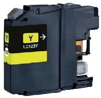 Brother LC123Y gul bl&aelig;kpatron variant