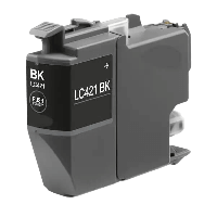Brother LC421BK sort bl&aelig;kpatron variant