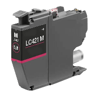 Brother LC421M magenta bl&aelig;kpatron variant