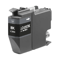 Brother LC422BK sort bl&aelig;kpatron variant