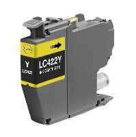 Brother LC422Y gul bl&aelig;kpatron variant