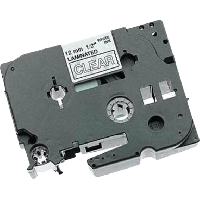 Brother TZe135 12 mm x 8 m Hvid tekst / Klar tape tape variant