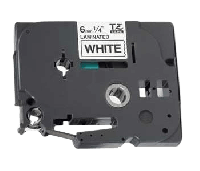 Brother TZe211 6 mm x 8 m Sort tekst / Hvid tape tape variant