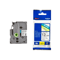 TZe231 12 mm x 8 m Sort tekst / Hvid tape tape original