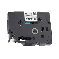Brother TZe241 18 mm x 8 m Sort tekst / Hvid tape tape variant