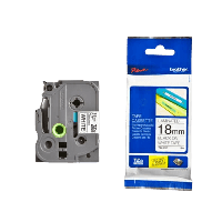 TZe241 18 mm x 8 m Sort tekst / Hvid tape tape original