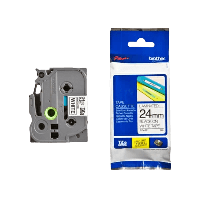 TZe251 24 mm x 8 m Sort tekst / Hvid tape tape original