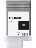 Canon PFI-107BK 6705B001 sort bl&aelig;kpatron variant