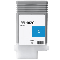 Canon PFI102C 0896B001 cyan bl&aelig;kpatron variant