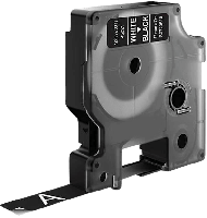 Dymo S0720610 12 mm x 7 m 45021 Hvid tekst / Sort tape tape variant