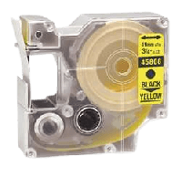 Dymo S0720880 19 mm x 7 m 45808 Sort tekst / Gul tape tape variant