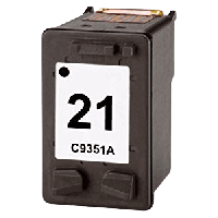 HP 21 XL C9351CE sort bl&aelig;kpatron variant
