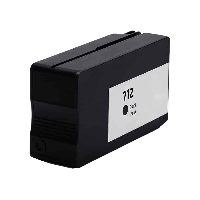 HP 712 3ED70A sort bl&aelig;kpatron variant