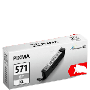 CLI-571GYXL XL 0335C001 gr&aring; bl&aelig;kpatron original
