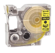 Dymo S0720880 19 mm x 7 m 45808 Sort tekst / Gul tape tape variant