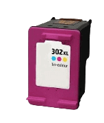 HP 302XL XL F6U67AE CMY bl&aelig;kpatron variant
