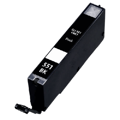 Canon CLI-551XLBK XL 6443B001 sort bl&aelig;kpatron variant