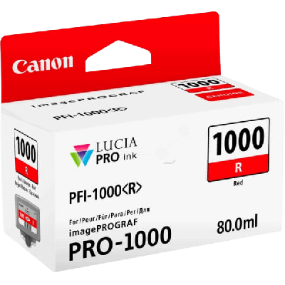 PFI-1000R 0554C001 r&oslash;d bl&aelig;kpatron original